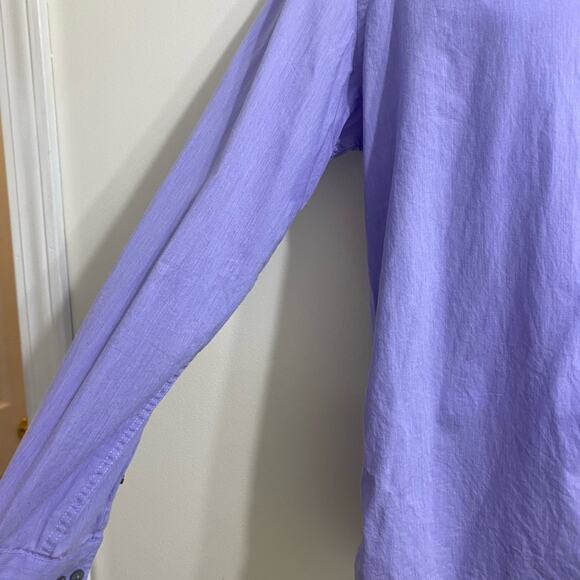 Alfani Purple‎ Dress Shirt Classic Collar Lightweight - Picture 2 of 6